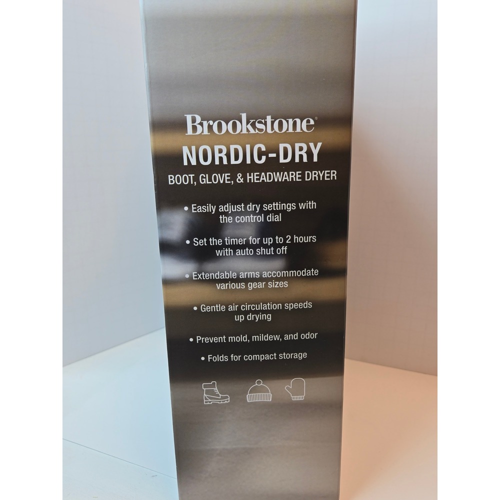 Brookstone Nordic-Dry Boot Glove Headware Dryer with 2 Hour Timer NEW - Picture 3 of 6